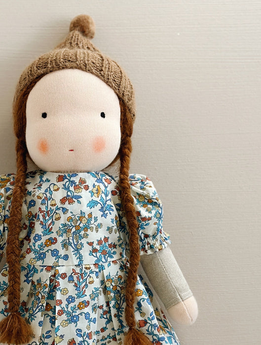 (Copy) Waldorf doll • Large girl • auburn hair • Jenny