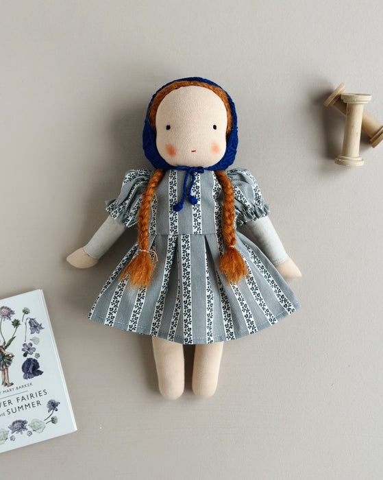 Vintage Collection Waldorf doll medium girl • rust hair • Dagmar