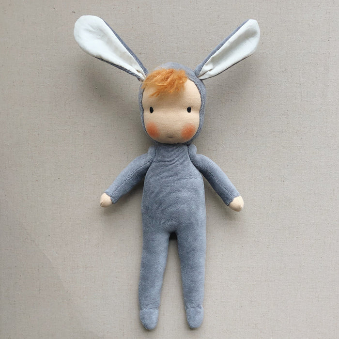 DIY Waldorf bunny SEWING KIT + PDF Pattern e-book • WARM GREY • Shipping out from Monday feb 19th.