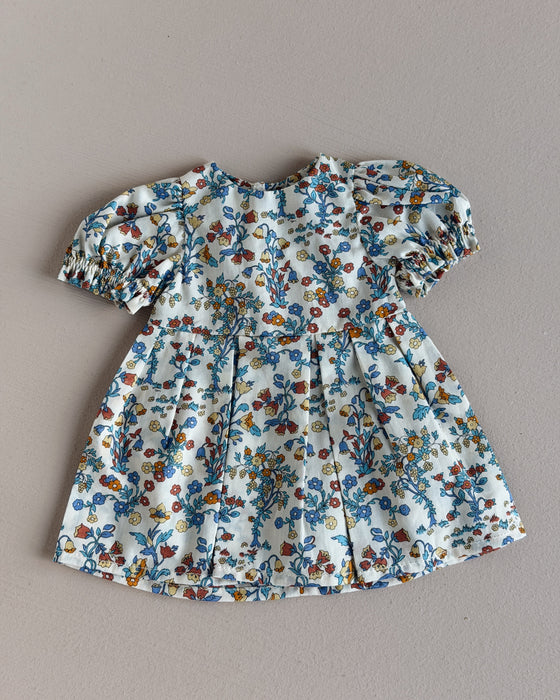Puff sleeve dress • Large • Liberty flower print
