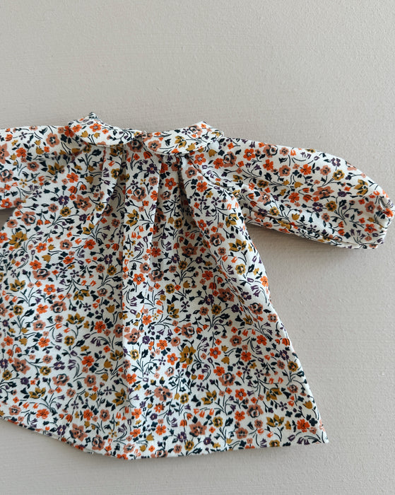 Sample sale • medium collar dress • autumn Liberty flower • regular price $31