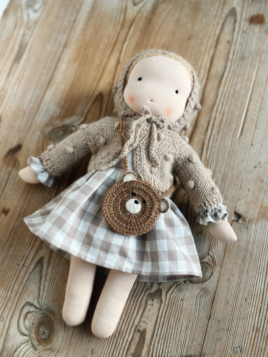 Waldorf doll medium girl • blond hair • Anna