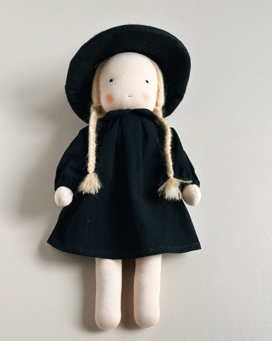 Witch waldorf inspired large doll girl • blond hair • Asta