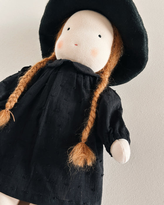Witch waldorf inspired large doll girl • auburn hair • Endora