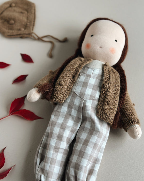 Waldorf doll • Large girl • brown hair • Amelia