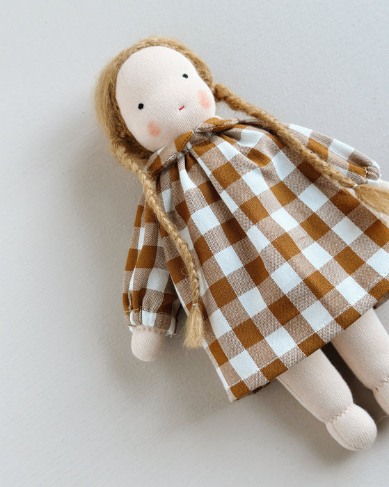 Mini Heirloom courage Doll • caramel hair • Lilly