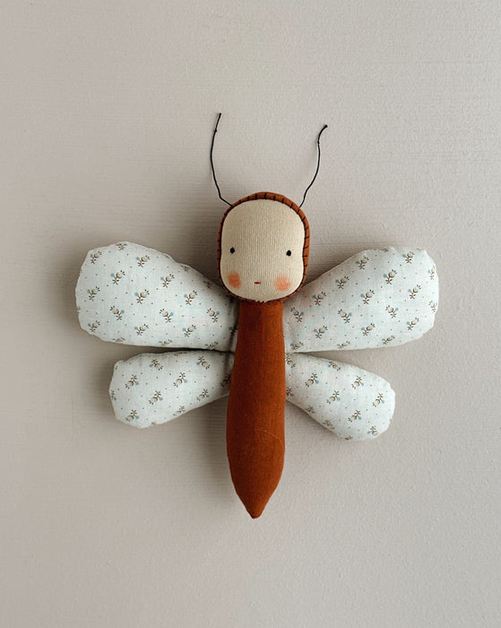 Waldorf inspired butterfly doll  • flower wings