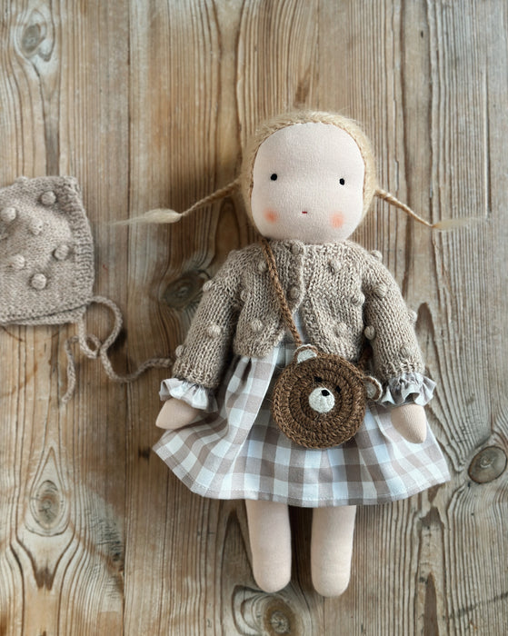 Waldorf doll medium girl • blond hair • Anna