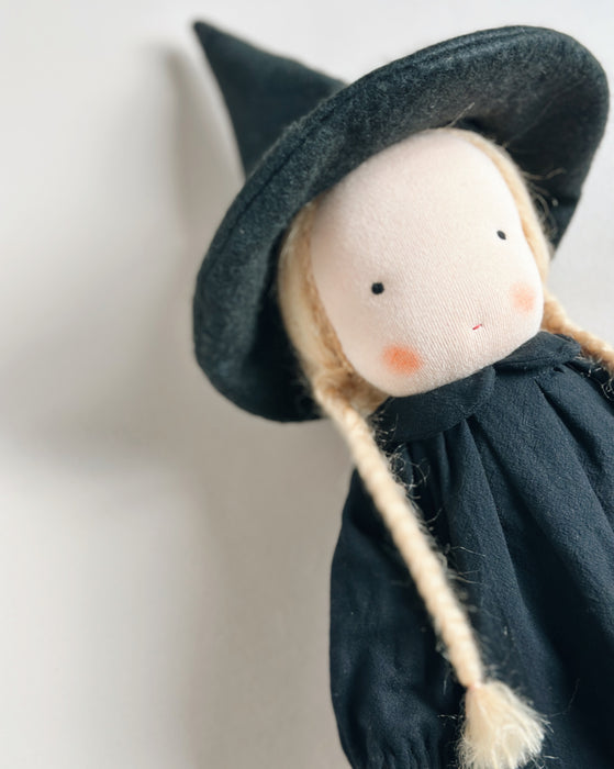 Witch waldorf inspired large doll girl • blond hair • Asta