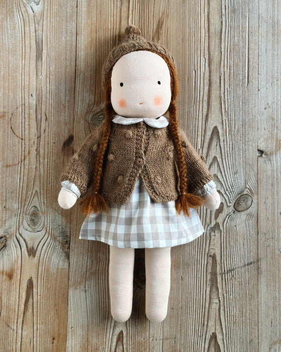 Waldorf doll • Large girl • auburn hair • Iris