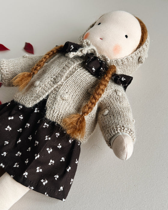 Waldorf doll • Large girl • auburn hair • Iris