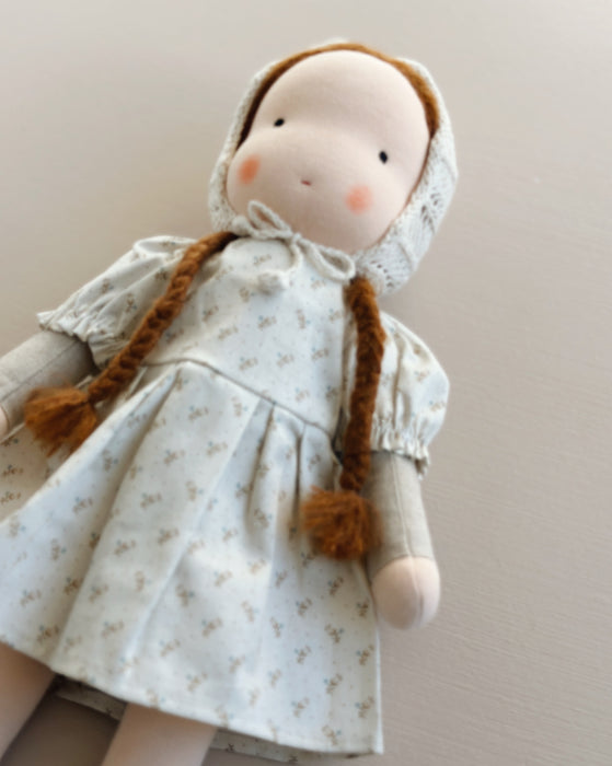 Waldorf doll • Large girl • auburn hair • Fiona