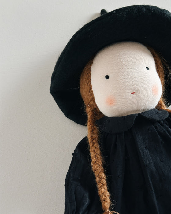 Witch waldorf inspired large doll girl • auburn hair • Endora