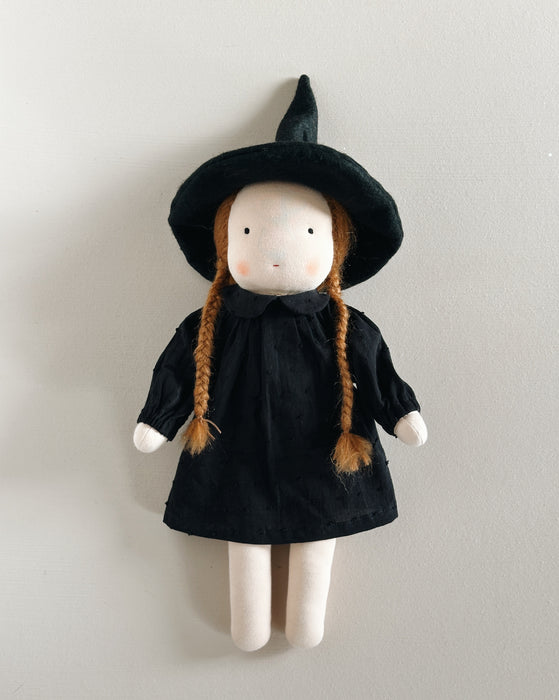 Witch waldorf inspired large doll girl • auburn hair • Endora