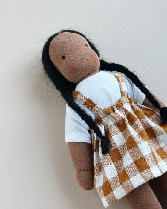Mini Heirloom courage Doll • black hair • Maya