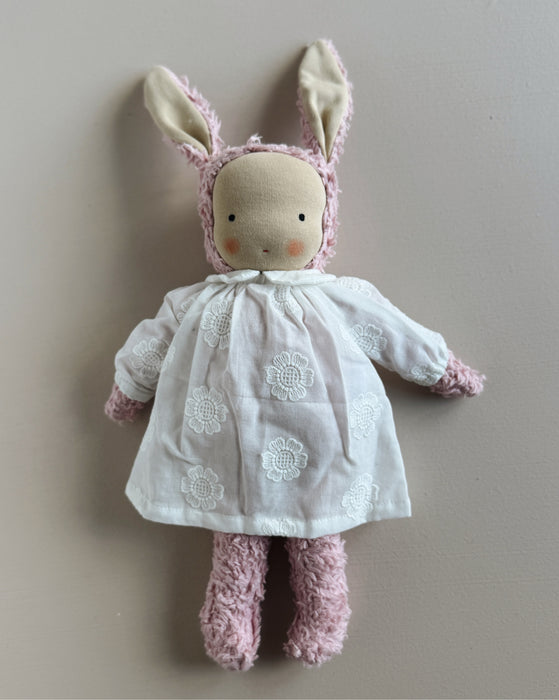 Pink bunny waldorf doll  • Flora