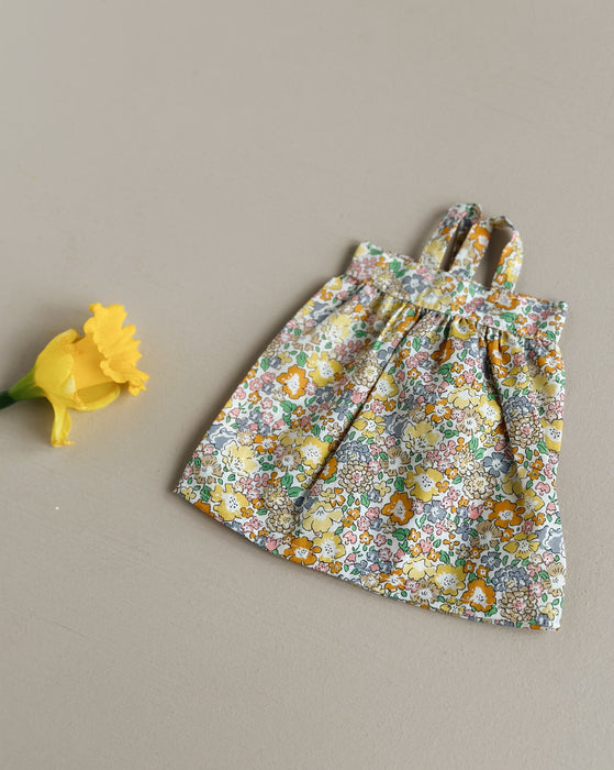 pinafore dress • Liberty flower print