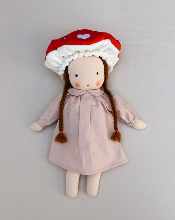 Toadstool Waldorf Inspired medium girl • auburn hair • Asta