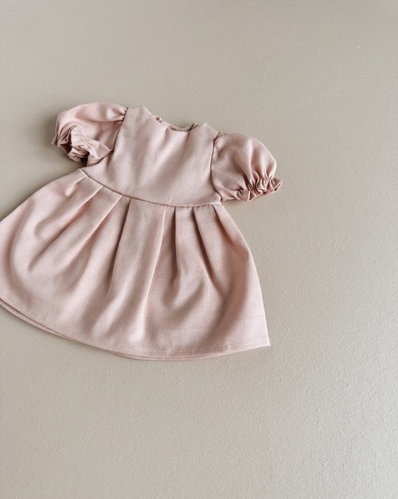 Puff sleeve dress • pink