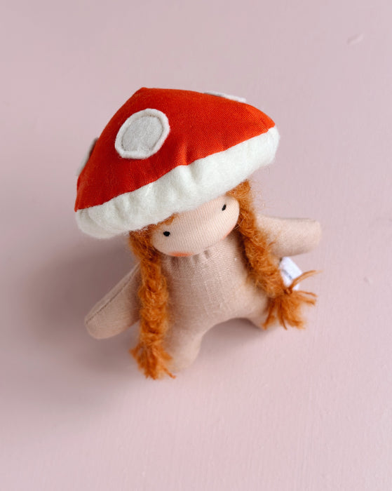 mini mushroom doll • rust hair