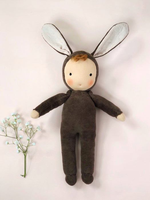 PDF Pattern e-book for Waldorf inspired velour Bunny Doll